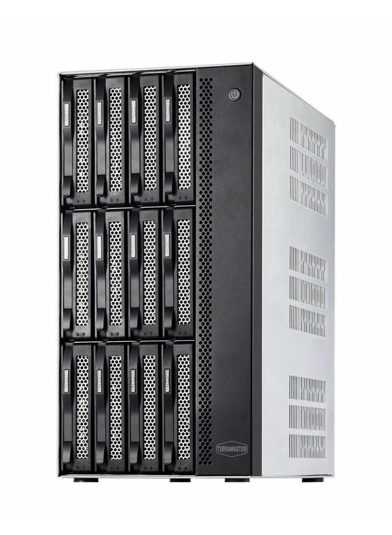 TERRAMASTER TERRAMASTER T12-500 Pro NAS Storage - 12Bay Core i7 1255U 10-Cores 12-Threads CPU, 16GB DDR5 RAM, Dual 10GbE Ports, Network Attached Storage Peak Performance for Business (Diskless) - Image 2