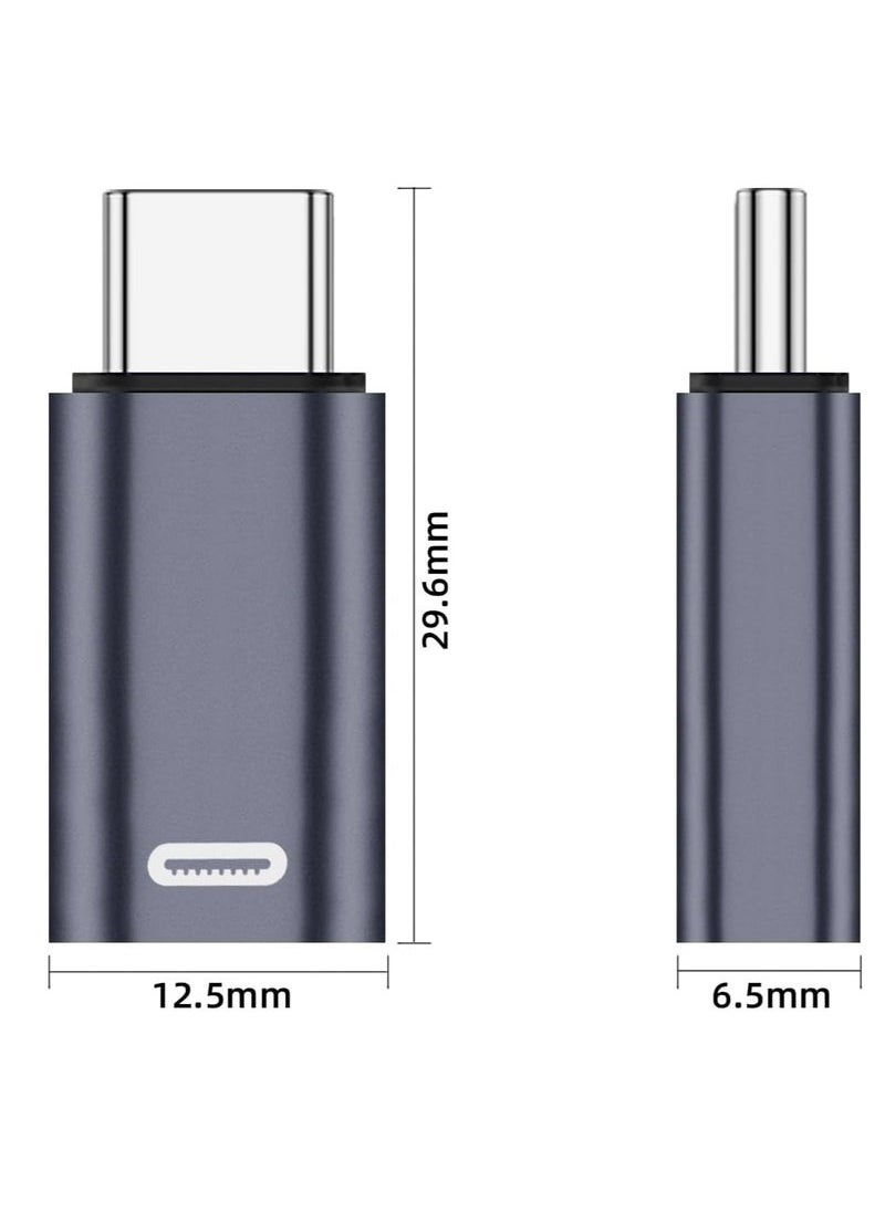 Generic - Pack USB-C Male to Lightning Female Adapter, USB Type C to Lightning Connector for iPhone 15/15 Plus/15 Pro/15 Pro Max, iPad Air, Support PD Fast Charging and Data Transfer - Image 1