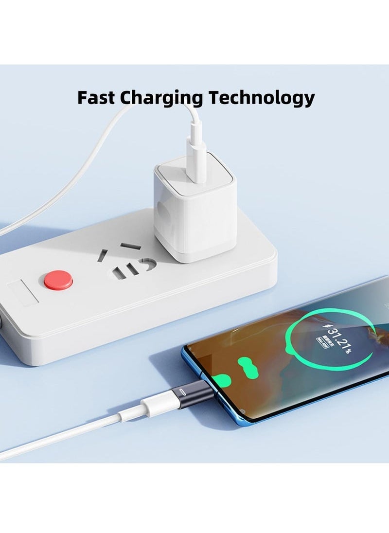 Generic - Pack USB-C Male to Lightning Female Adapter, USB Type C to Lightning Connector for iPhone 15/15 Plus/15 Pro/15 Pro Max, iPad Air, Support PD Fast Charging and Data Transfer - Image 1