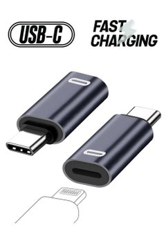 Pack USB-C Male to Lightning Female Adapter, USB Type C to Lightning Connector for iPhone 15/15 Plus/15 Pro/15 Pro Max, iPad Air, Support PD Fast Charging and Data Transfer