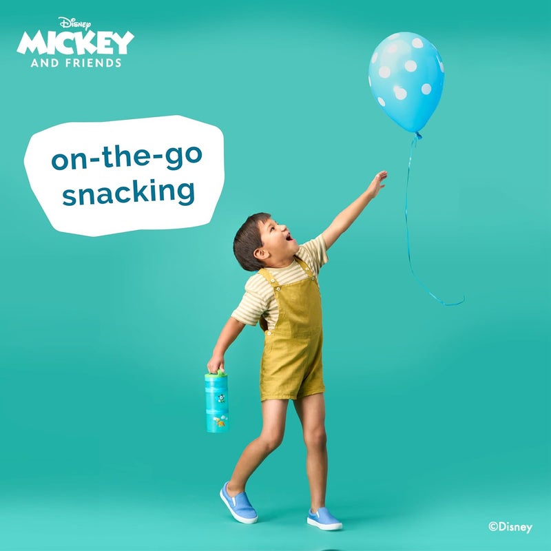 Whiskware Disney Stackable Snack Containers for Kids and Toddlers 3 Stackable Snack Cups for School and Travel Mickey and Minnie - Image 5