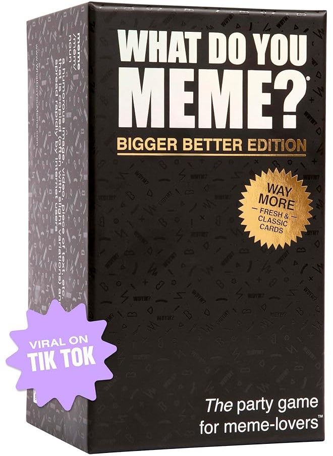 WHAT DO YOU MEME? - Core Game The Hilarious Adult Party Game For Meme Lovers Bigger Better Edition - Image 1