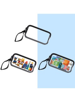 Annmore Carrying Case For Tonies Figures And Toniebox Travel Bag With Removeable Clear Pocket For Tonies Characters Blue  - Image 4