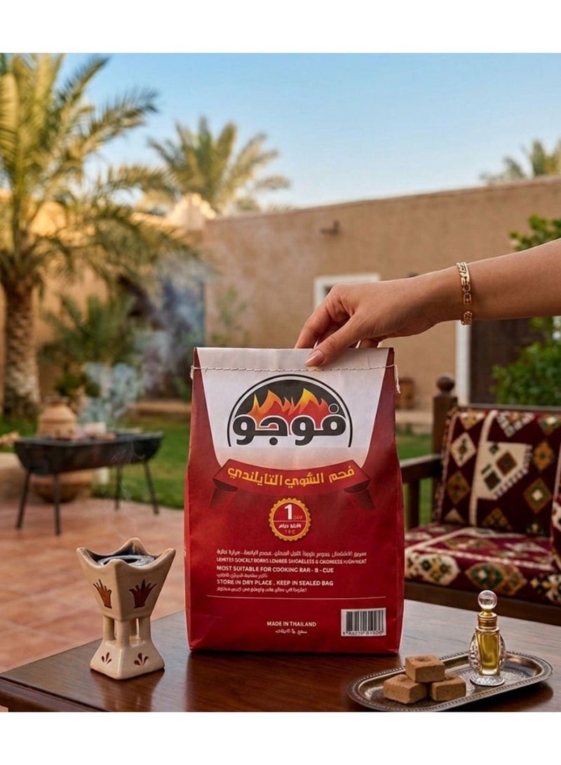 فوجو فحم طبيعي مضغوط للشواء والطهي  (صناعة تايلاندية) - Image 2
