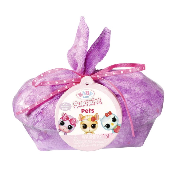 Baby Born Surprise Pets Series 2 with 8+ Surprises, Color Change and Bathtub, Multicolored - Image 1