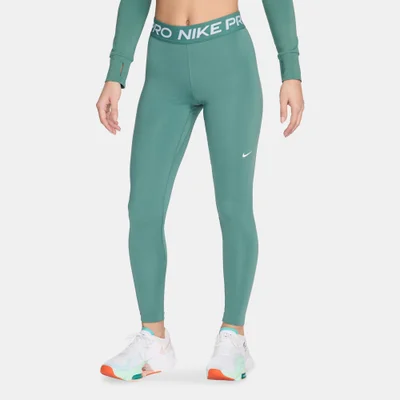Nike Women's Pro Mid-Rise Mesh-Panelled Leggings