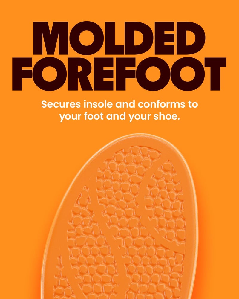 MOVE All Day Comfort Insole - Extra Plush Foam Insole for Stress Reduction on Feet, Knees, Back, Shock Absorbing, Walking, Foot Cushion, Comfort, Arch Support, and Work Boots (M12-12.5/WM13.5-14) - Image 5