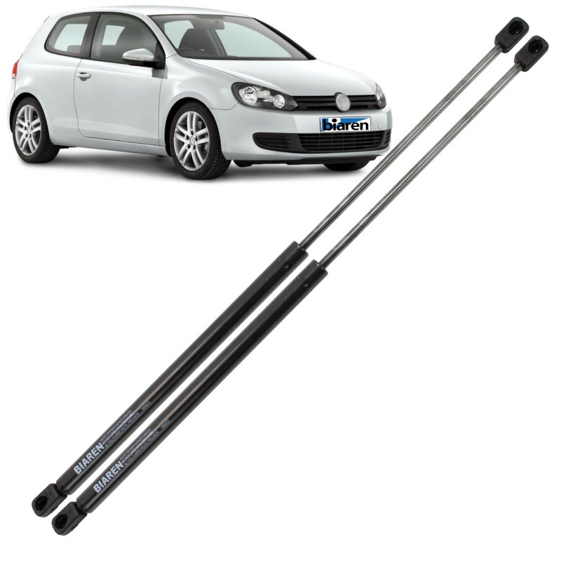 Generic BIAREN 2x Rear Tailgate Boot Gas Struts For Volkswagen VW Golf Mk6 VI (2008-2013) Lift Support System 550(N) 439 MM 5K6827550B 5K6827550D  - Image 1