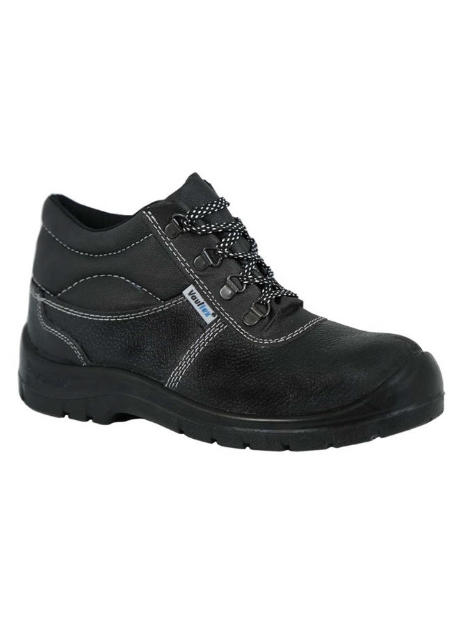 Vaultex SG6 High Ankle Safety Shoes, Black, 38 - Image 1