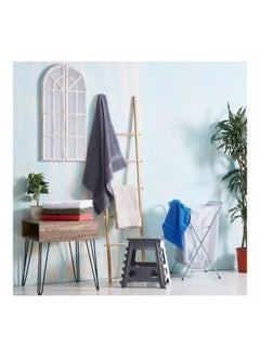 Generic Robin Plastic Foldable Stool Grey/White 29 x 22x 39 centimeter  - Image 4