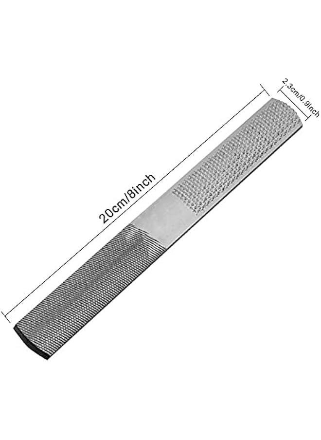 Wood Rasp File 4 Way Hand File and Round Rasp, Half Round Flat & Needle Files Wood Rasp Set for Sharping Wood and Metal Tools  - Image 3