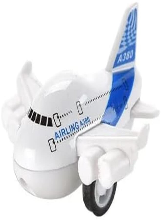 Pull Back Passenger Plane Toys for Kids Airplane White Unisex Toys Hot Sale Mini Alloy Plastic Aircraft 2 