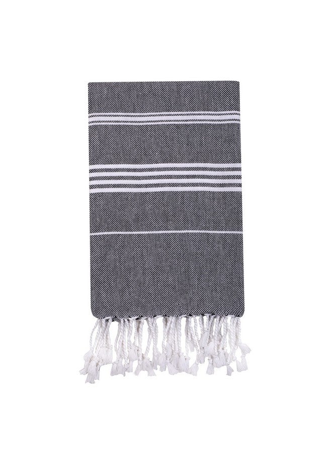 HABER Extra Large 100% Cotton Bath Towel, Size 94 X 178 cm, Quick Absorption and Faster Drying Towel - Ideal for Bath, Beach, Travel, Pool, Yoga (Pack of 1, XL Size, Grey) - Image 1
