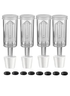 Realfrog 4-Piece Air Locks With Silicone Stopper for Fermentation  - Image 2