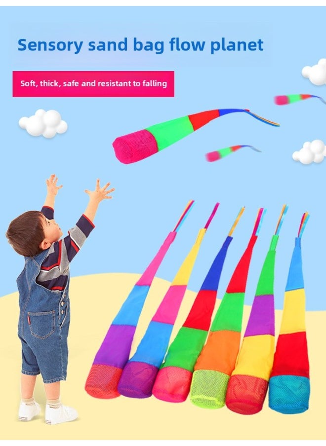 Generic - Children's Throwing Planet Sandbag Kindergarten Sensation Training Equipment Ribbon Wind Balls Soft Ball Outdoor Toys-Color:Software Flow Planet [Pink]] - Image 1