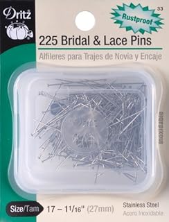 Dritz Dritz 33 Bridal & Lace Pins, 1-1/16-Inch (225-Count) - Image 1