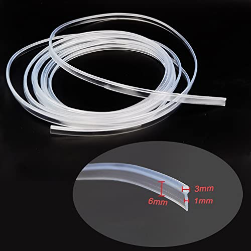 Jonscart 3.0mm Plastic Skirt Side Glow Optic Fiber Cable Car Light Decor (Length:5meters/16ft) - Image 3