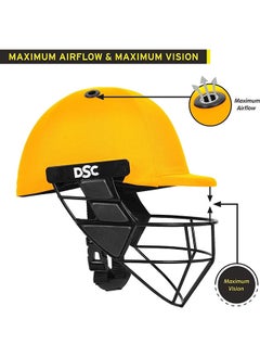 DSC Avenger PRO Premium Cricket Helmet | For Men & Boys | Fixed Spring Steel Grill | Back Support Strap | Neck Guard | Lightweight  - Image 2