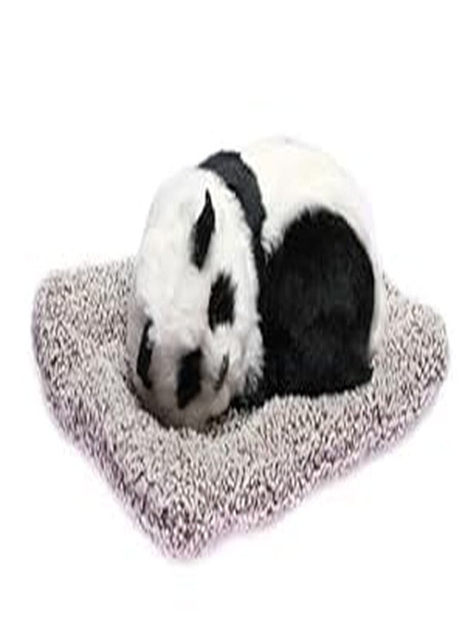 kunya Sleeping Dog On Carpet Silicone Animal Toy for Car Dashboard, Office Desk (no Sound)(Size: 8 cm) Multi Design - Image 4