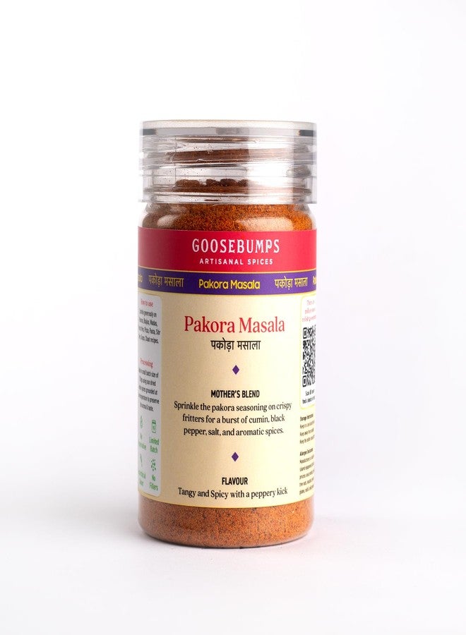 Goosebumps Pakora Masala | Flavourful Blend Of Spices |100% Natural Ingredients |Tangy seasoning | Artisanal & Authentic | Vegan Spice |90 GMS - Image 1