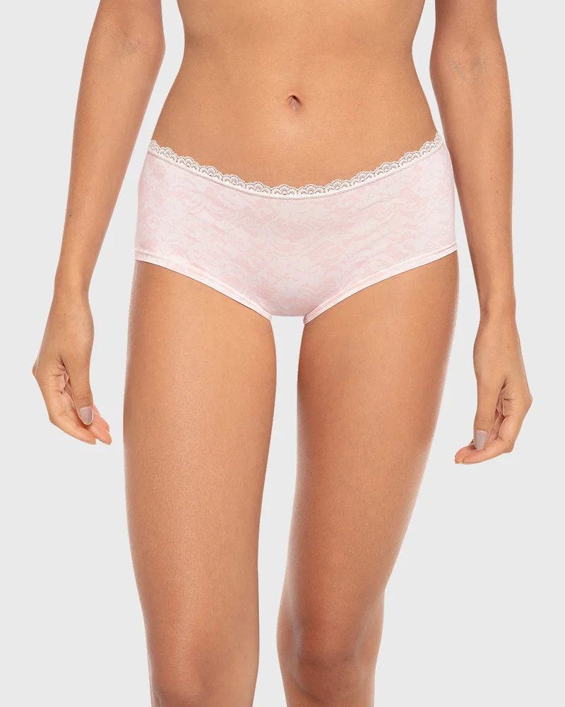 ايسلا اند ايفي Isla & Evie Printed Microfiber Boyshort Panty