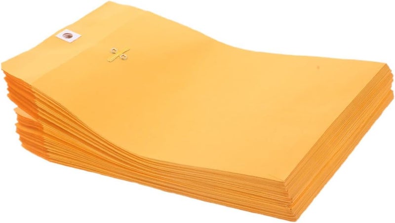Custom sizing alternatives NUOBESTY 100pcs Clasp Kraft Envelopes Small Yellow Document Envelopes for Office Business and School Use Secure Closure for Mailing and Storage Safe approved storage space Most wanted item General purpose premium build Big cost saving Fade proof Don’t miss deal Light durable upgraded substance Transit damage minimized design Local stock available Tried & trusted pick Diverse purchase plan Multi-source stock guarantee Trendy economical quality Competitive price Reliable local delivery service All region coverage Bulk order available stock Practical versatile construction Multi stock guarantee supply Hardened processed substance Designed for KSA market Varied available picks Loved by thousands of buyers High precision lightweight material - Image 1