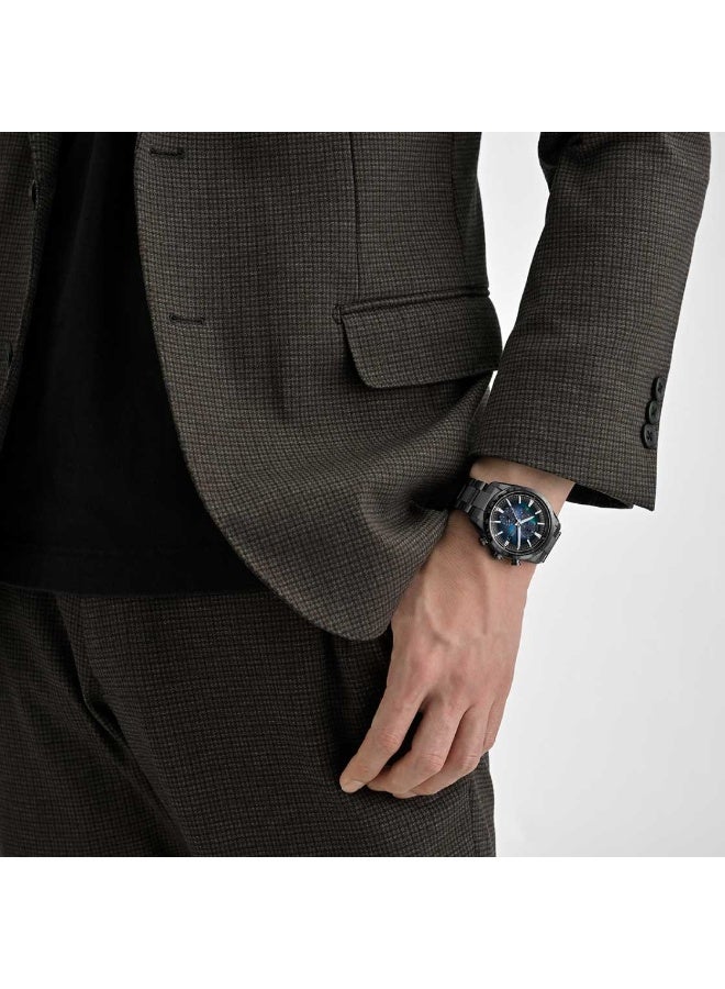 CITIZEN Attesa Limited Edition Eco-Drive Radio-Controlled Chronograph Men's Watch AT8286-65E, 42 mm Black Multi-Color Dial, Super Titanium Case & Bracelet, 100 m WR - Image 3