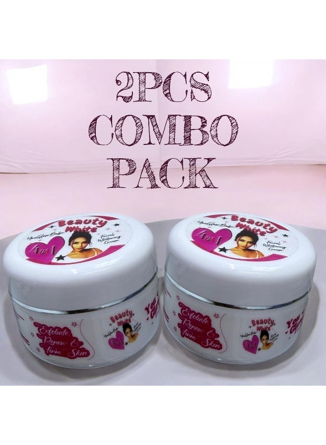 جلو كريم الوجه You Glow Babe 4-in-1 لتفتيح البشرة – كومبو 2 قطع (2×100مل) | كريم لتفتيح، تقشير وشد البشرة لإشراقة طبيعية - Image 1