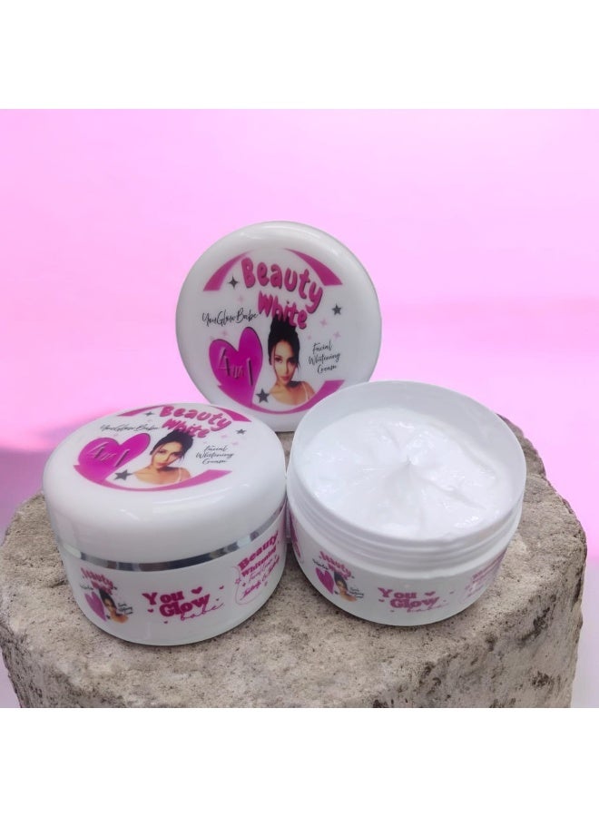جلو كريم الوجه You Glow Babe 4-in-1 لتفتيح البشرة – كومبو 2 قطع (2×100مل) | كريم لتفتيح، تقشير وشد البشرة لإشراقة طبيعية - Image 5