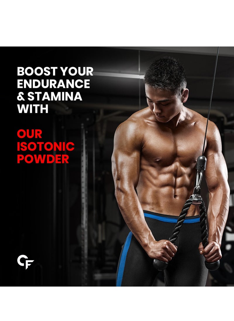 CARBAMIDE FORTE - Carbamide Forte Isotonic Powder | Pre Workout Supplement | Instant Energy Drink for Workout | Electrolyte Powder with added BCAA & L Glutamine - Litchi Flavour - 500g (Pack of 1) - Image 1