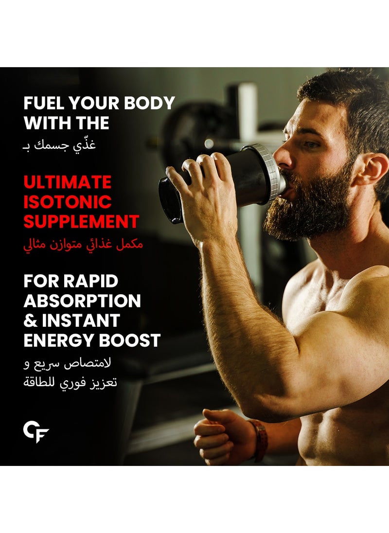 CARBAMIDE FORTE Carbamide Forte Isotonic Powder | Pre Workout Supplement | Instant Energy Drink for Workout | Electrolyte Powder with added BCAA & L Glutamine - Litchi Flavour - 500g (Pack of 1)  - Image 4