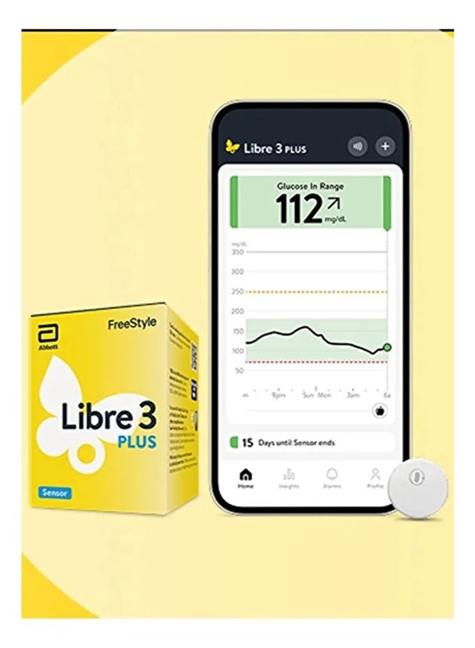 أبوت فري ستايل ليبري 3 بلس – حساس سهل الاستخدام لمتابعة مستوى السكر في الدم لمدة 15 يوم - Image 3