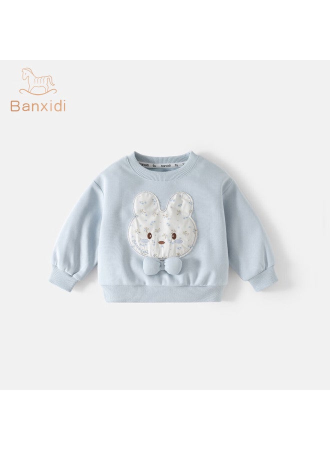 Benhedi Banxidi Girls' Pullover Hoodie Spring And Autumn New Stylish Children's Long Sleeve Toddler Spring Baby Top - Image 1