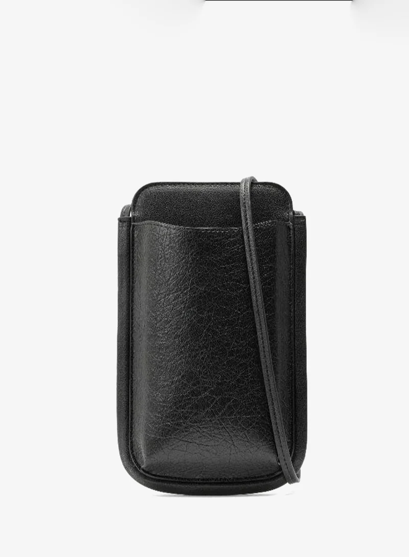 PARFOIS Cracked effect mobile phone bag
