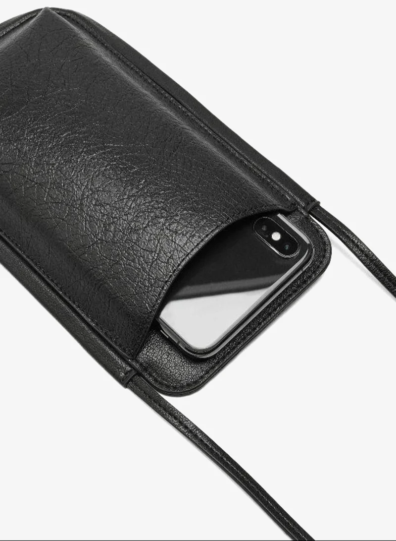 PARFOIS Cracked effect mobile phone bag