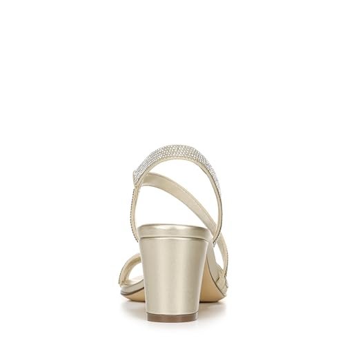 Naturalizer Womens Vanessa2 Rhinestone Embellished Strappy Heeled Sandal ,Champagne Light Gold,5M - Image 3