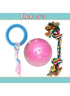 Rope 2 Knot 11 Inch Rope Toy Dog Chew Toy Braided Rope Cartoon Rinr Shaped Toys Paw Print For Dog 7 Inch Interactive Tpr Transparent Snake Ball (Color May Vary) Pack Of 3 - pzsku/Z8B02F236635D548241D6Z/45/_/1728309023/405d6477-370b-42c7-9dba-a0cf485ca0b4