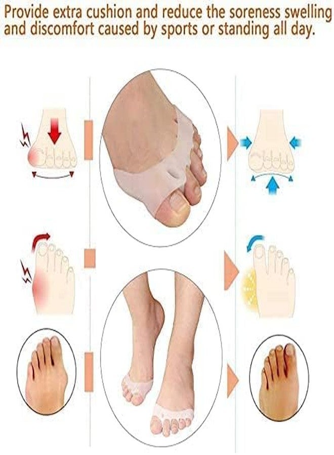 Dingger Toe Separator for Feet Toe Spacers Correct Toes Yoga Silicone Hammer Toe Corrector for Women & Men Correct Toe Straighteners for Overlapping Toes (All Finger Toe Separator) - Image 4