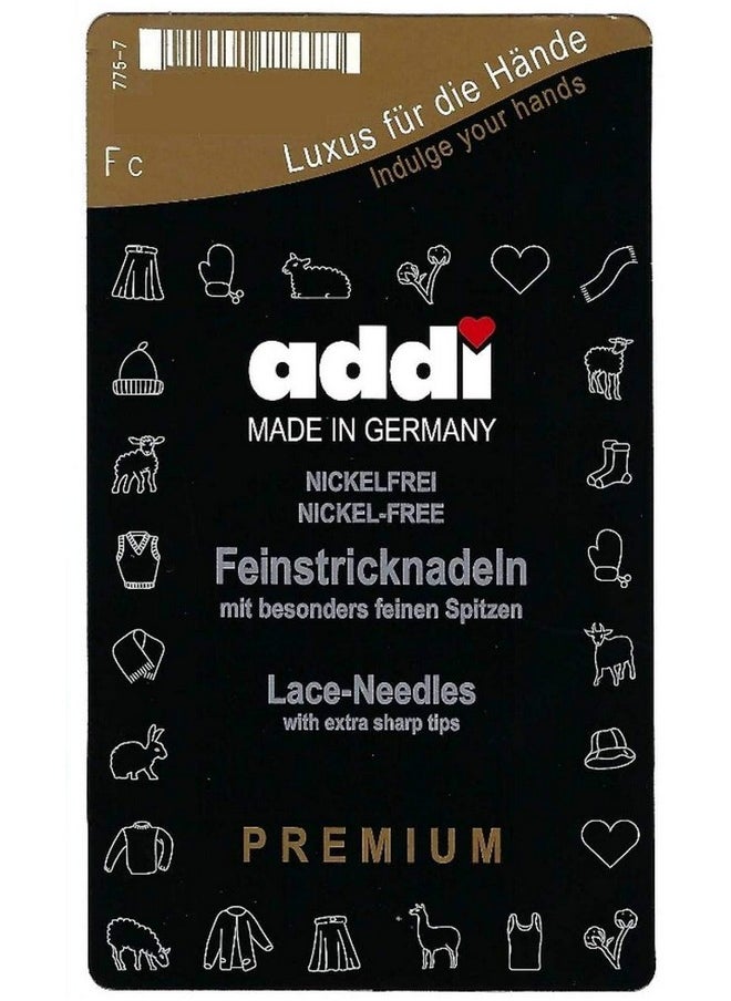 Addi Turbo Lace Circular Knitting Needles 80 Cm 3.0 Mm White Bronze  - Image 4