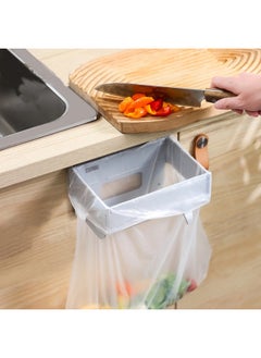 Foldable Hanging Plastic Trash Bag Holder – Space-Saving Garbage Bag Organizer for Kitchen Cabinets & Drawers