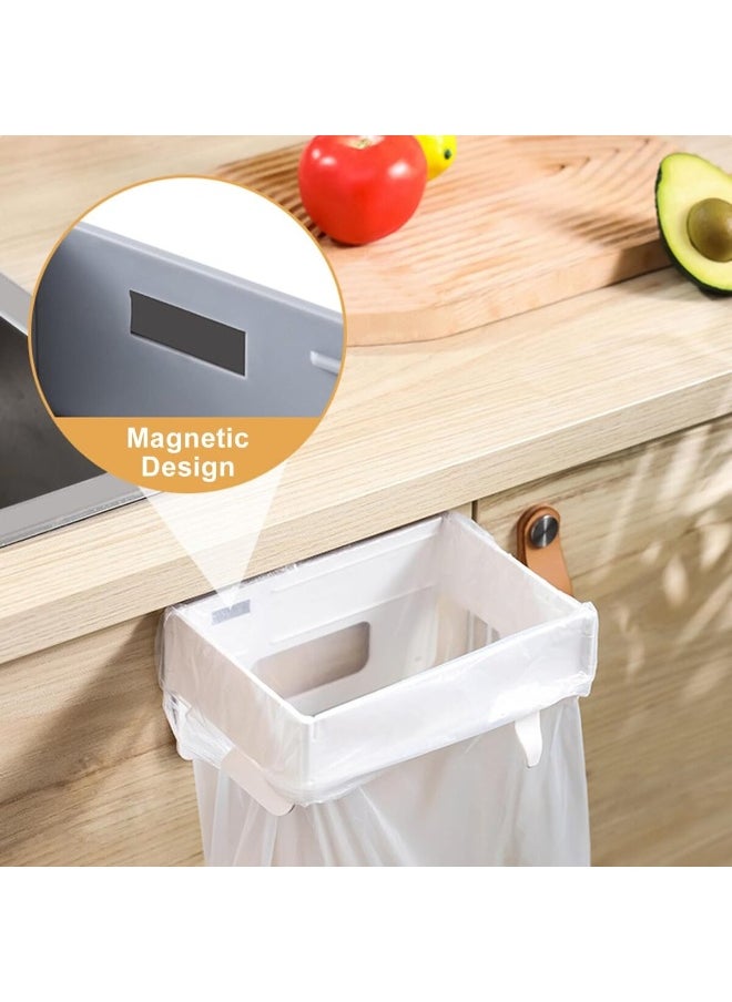 Generic Foldable Hanging Plastic Trash Bag Holder – Space-Saving Garbage Bag Organizer for Kitchen Cabinets & Drawers  - Image 4