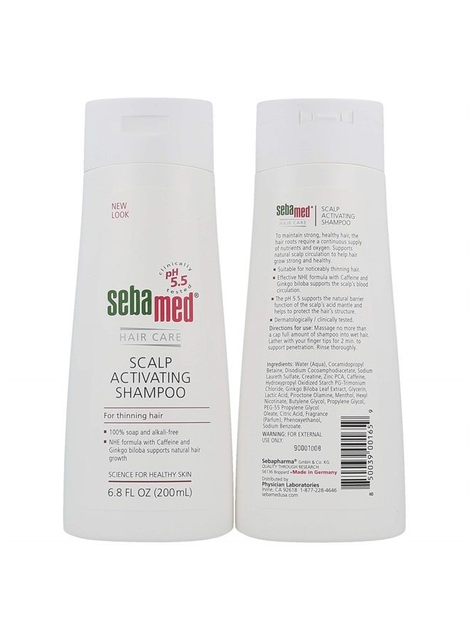 Sebamed Anti Hair Loss Scalp Activating Shampoo for Thinning Hair Supports Natural Hair Growth Helps Fight Hair Loss Dermatologist Recommended 6.8 Fluid Ounces (200 Milliliters) Pack of 2 - Image 3