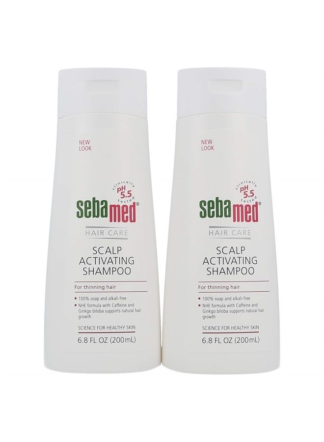 Sebamed Anti Hair Loss Scalp Activating Shampoo for Thinning Hair Supports Natural Hair Growth Helps Fight Hair Loss Dermatologist Recommended 6.8 Fluid Ounces (200 Milliliters) Pack of 2 - Image 1