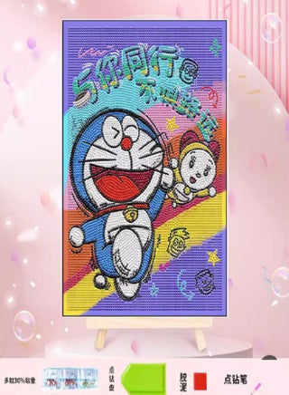 Diamond Painting Kit for Kids to Develop Concentration, Patience and Improve Eye Coordination 30*40 cm (Doraemon) - pzsku/Z8B0340404EE6792AB5B5Z/45/1752247808/c9c25f57-c893-4779-a06a-3c2b58c12a36