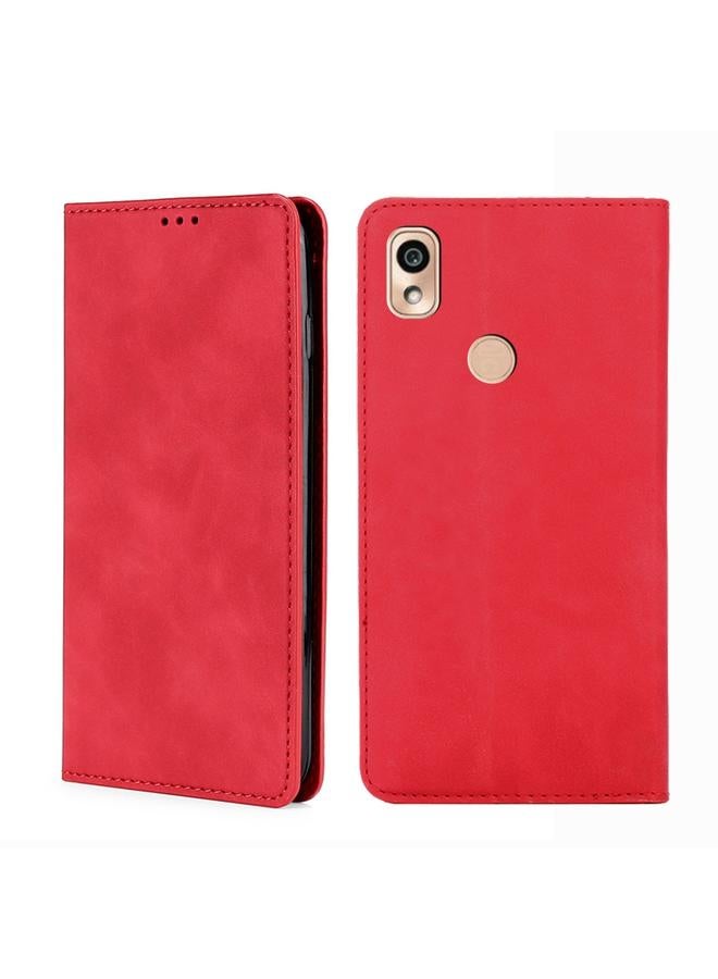 The Bros Case For Kyocera KY-51B Skin Feel Magnetic Horizontal Flip Leather Phone Case