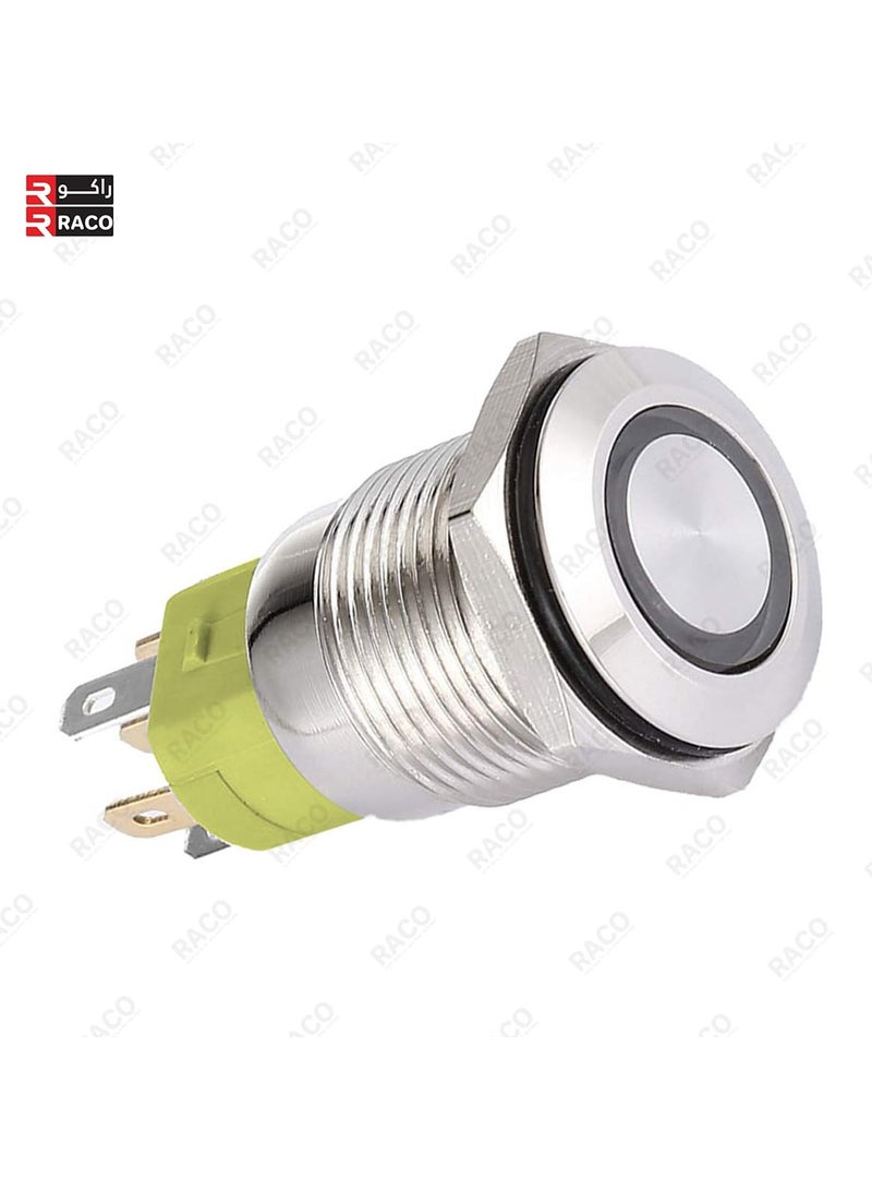 RACO USPRO 16mm Metal Switch Power Start Button Self Latching with LED Ring | Parts & Accessories | Car & Truck Parts | Interior | Switches & Controls - Image 3
