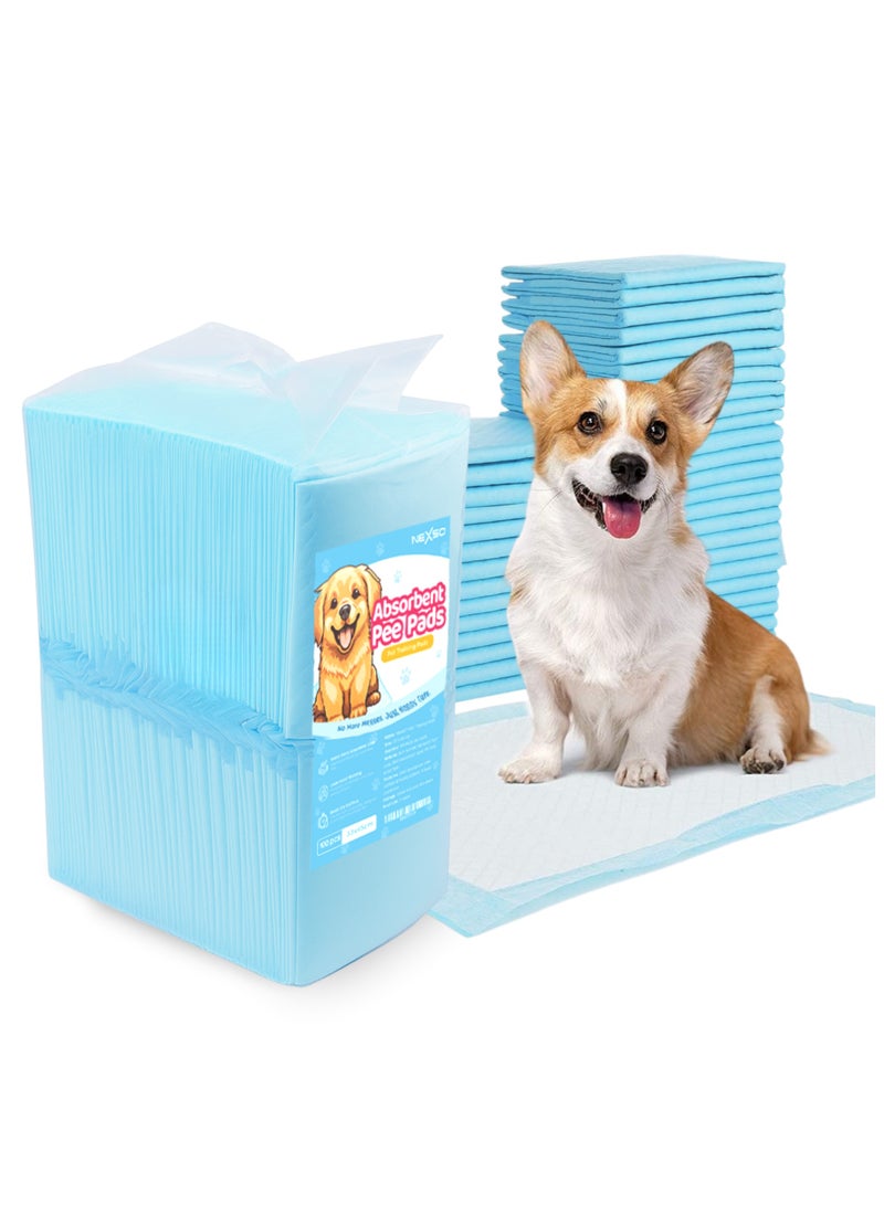 Nexso Pee Pads for Dogs – Super Absorbent Leak-Proof Puppy Training Pads – 7-Layer Protection – Ideal for Puppies, Seniors, and Indoor Pets- 100 pieces - Image 1