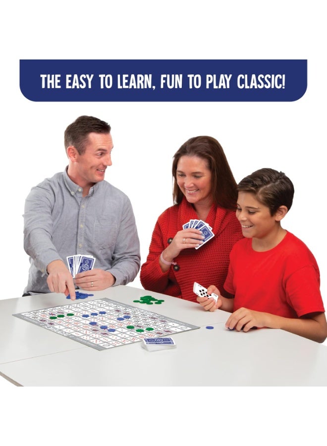 ST ZONE Sequence Strategy Card Game, Educational Board Game for 2-12 Players, Family Fun Activity Set, Ages 7+ - Image 2