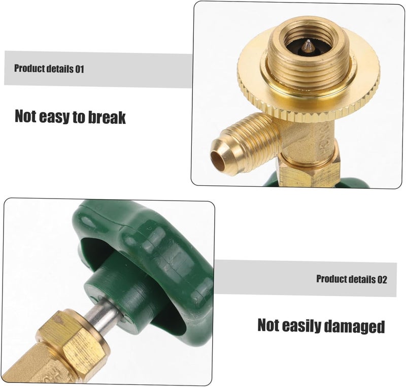 Vosarea Car Replacement Valve Durable Air Conditioner Adapter for Easy Installation and Leak Prevention Accessory for Car Systems and Refrigeration Needs - Image 4