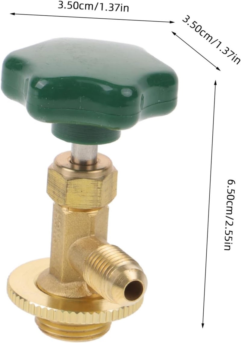 Vosarea Car Replacement Valve Durable Air Conditioner Adapter for Easy Installation and Leak Prevention Accessory for Car Systems and Refrigeration Needs - Image 2